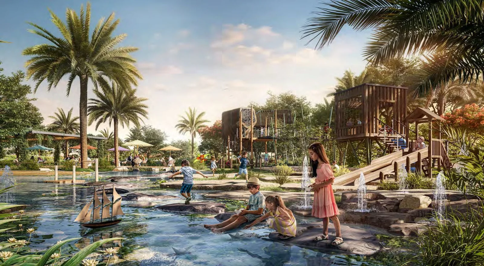 The Canopies at Yas Point – childrens-splash-pad